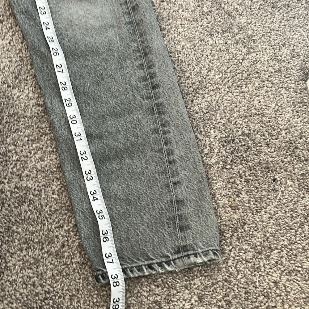 Agolde 90s Mid Rise Loose Fit Gray Wash Jeans Size 28 - Picture 7 of 8
